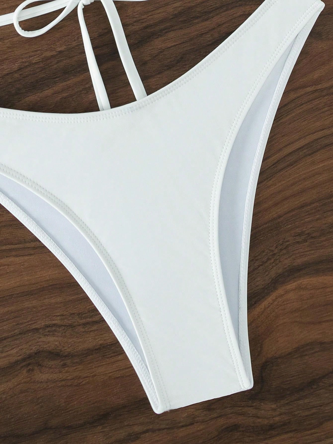 Triangle Bikini Swimsuit Set Decorated With Seashell SHEIN EUR main 9
