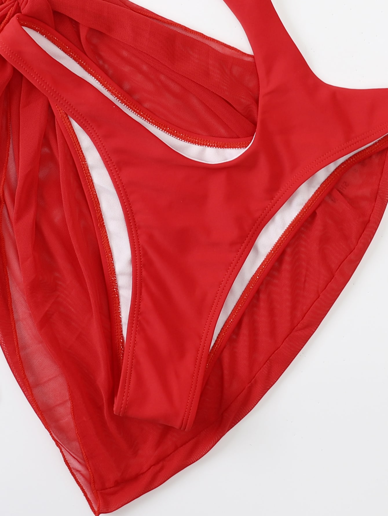 SHEIN Swim SXY Summer Beach Ring Linked Cut Out One Piece Swimsuit With Cover Up SHEIN EUR main 6