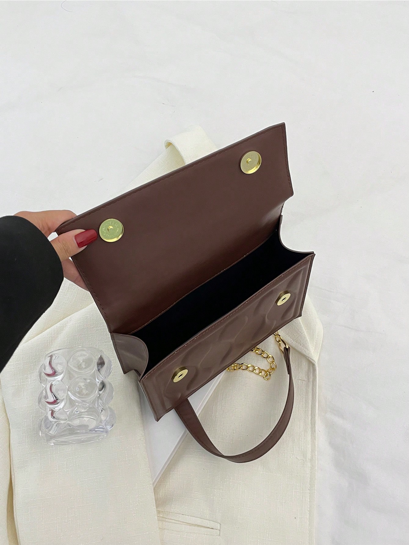 Fashionable New Arrival 3d Embossed Stereo Shoulder Bag With Large Capacity SHEIN EUR main 7