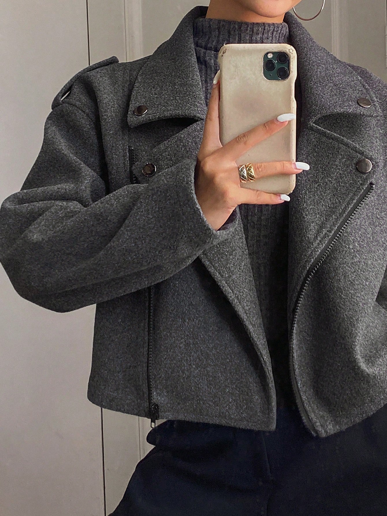 DAZY Autumn New Loose Casual Women Windbreaker Jacket SHEIN EUR main 0