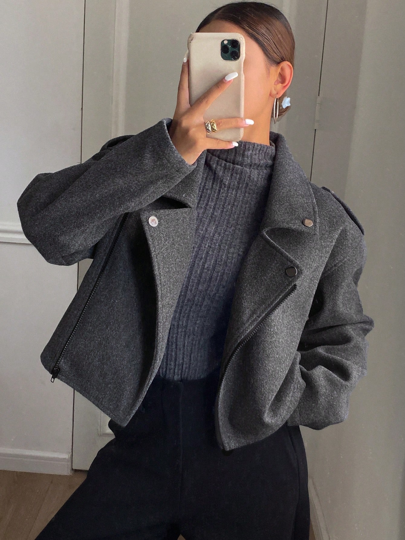 DAZY Autumn New Loose Casual Women Windbreaker Jacket SHEIN EUR main 4